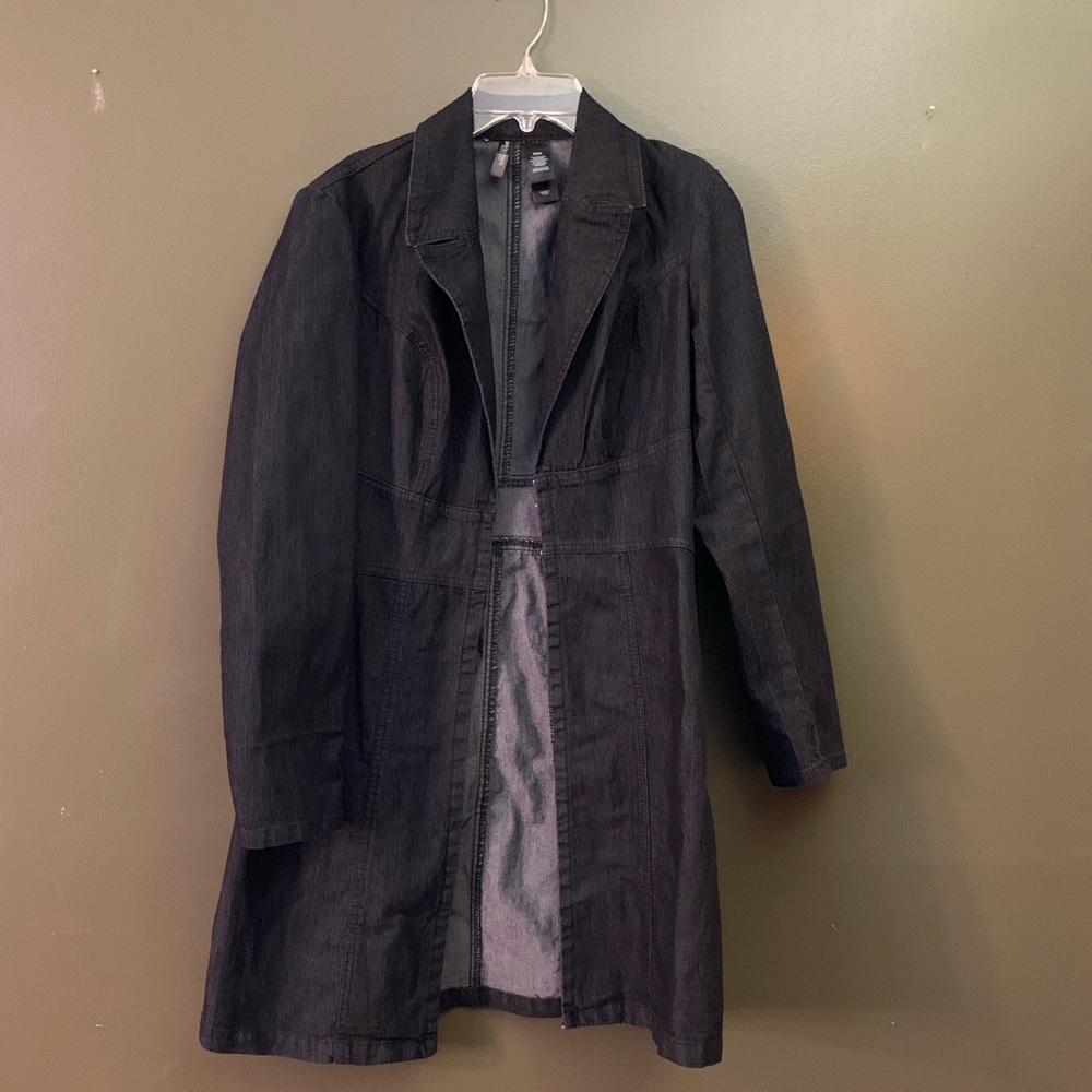 Bisou Bisou long jean jacket